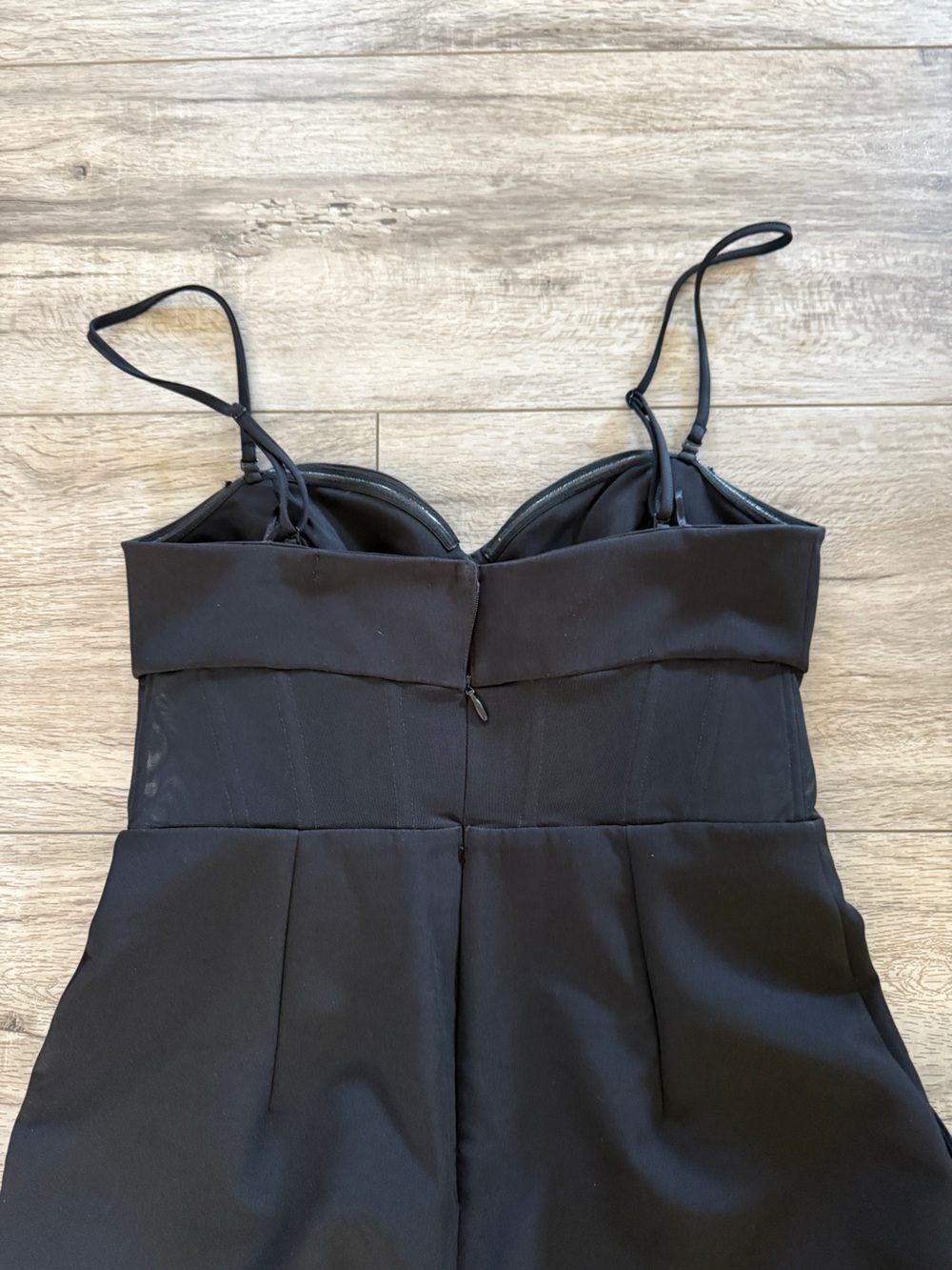 Dynamite Black Corset Wide Leg Jumpsuit - Picture 3 of 4